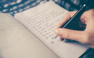 Schreiben einer Checkliste